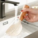 Axyaa Silicone Rice Spoon with Wooden Handle - Kitchen Accessory