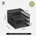 Axyaa Metal File Tray - Office Document Storage Rack