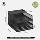 Axyaa Metal File Tray - Office Document Storage Rack