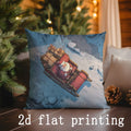 Christmas Pattern Pillow Covers for Sofa Bedroom Car - Axyaa Brand