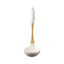 Axyaa White Gold Silicone Kitchen Utensils Set - Heat-resistant Cooking Tools