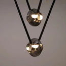 Axyaa Luxury Glass LED Pendant Chandelier for Home and Commercial Spaces.