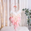 Axyaa Dream Catcher Pink Tree of Life Crystal Stone Hanging Ornaments Decor Gift