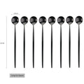 Axyaa Long Handle Stainless Steel Spoon Set