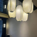 Axyaa Silk Pendant Light: Ancient Wabi Sabi Style for Living Room and Dining Hall