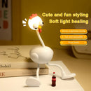 Axyaa Chicken Night Light Mini Table Lamp with Octopus Tentacles Fun Pieces