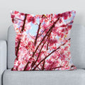 Axyaa Sakura Mount Fuji Cushion Cover for Home and Office Décor
