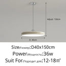 Axyaa Nordic Minimalism Round LED Pendant Lights Chandelier