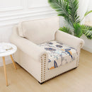 Axyaa Stretch Sofa Seat Cover: Adjustable Couch Slipcover for 1/2/3 Seater.