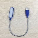 Axyaa USB LED Book Light: Portable Mini Foldable Lamp for Power Bank and Laptop