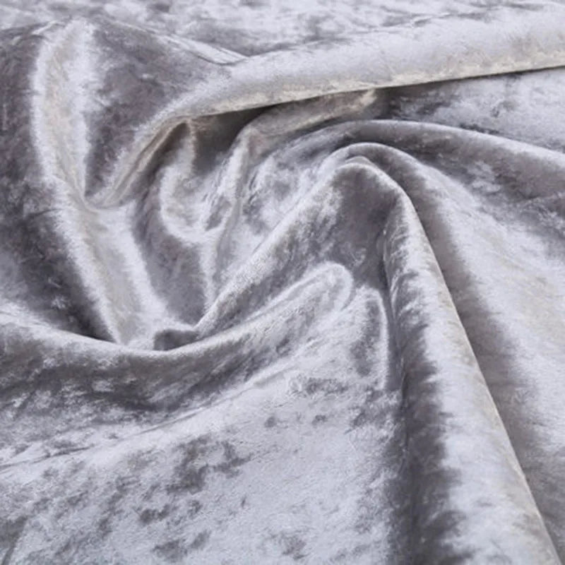Axyaa Silver Ice Velvet Pillow Cover - Soft Modern Home Decor