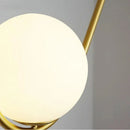 Axyaa Glass Pendant Light: Modern Minimalist Spherical LED Restaurant Bar Lamp