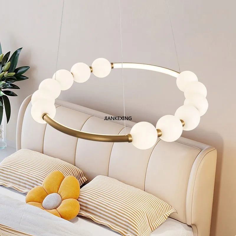 Axyaa Ring LED Pendant Lights for High-end House Decor