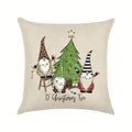 Axyaa Linen Pillowcase for Home Christmas Decoration, Customizable 40x40-60x60 Size