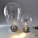 Axyaa Gravitational LED Table Lamp Chrome Bedroom Light Study Reading Art Work