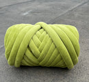 Axyaa Super Velvet Chunky Yarn - Thick Cotton Wool Tube Yarn for DIY Handwork