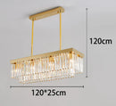 Axyaa Crystal Chandelier Pendant Light for Living Room Dining Room Luxury Lighting