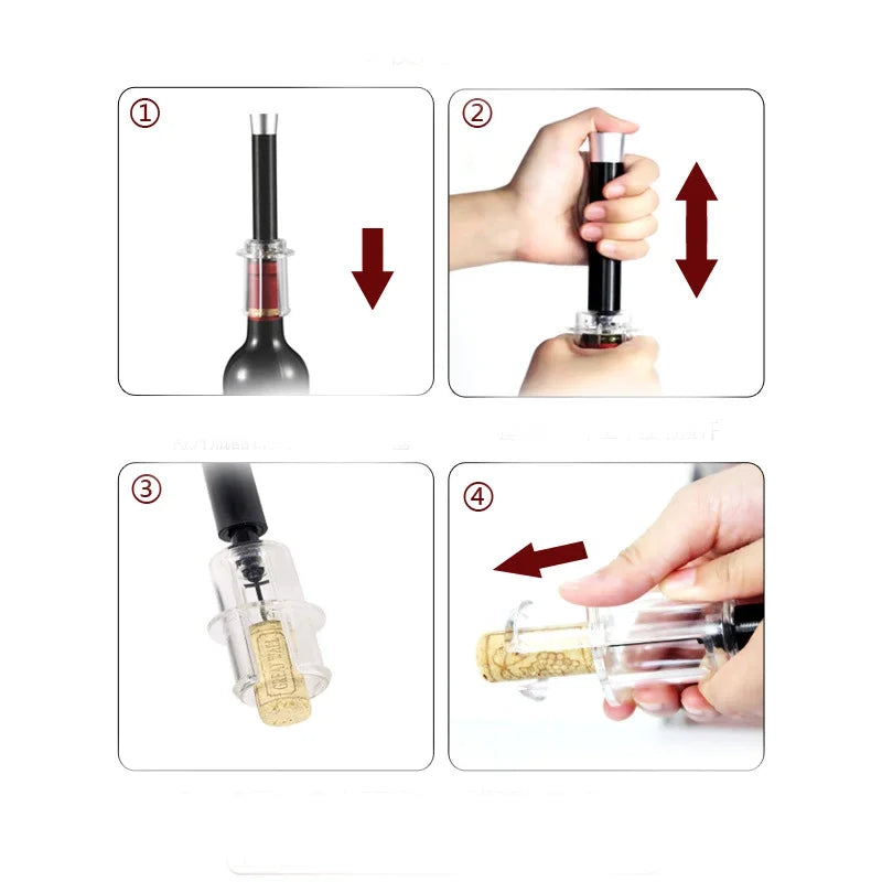 Axyaa Wine Bottle Opener Needle Air Pressure Red Wine Opener