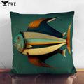Axyaa Plump Cushion Fish Soft Throw Pillow Cover