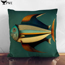 Axyaa Plump Cushion Fish Soft Throw Pillow Cover
