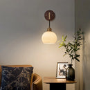 Axyaa Modern Copper Adjustable LED Wall Light with Pull Chain Switch