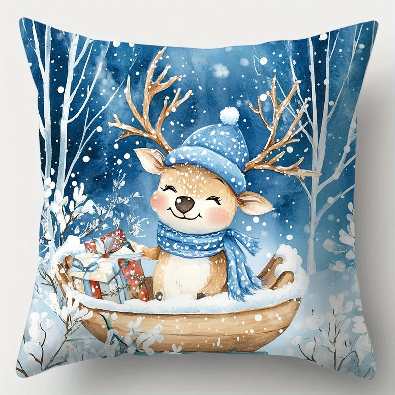 Axyaa Christmas Pillowcase Set - Festive Home Decor & New Year Gift