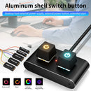 Axyaa Aluminum Desktop Motherboard Power Button - Mechanical Switch for Home Office