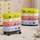 Axyaa Large Capacity Movable Waste Bin with Lid - High Value Kitchen Storage Bin