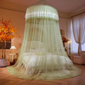 Axyaa Summer Round Top Mosquito Net for Princess Bed