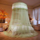 Axyaa Summer Round Top Mosquito Net for Princess Bed