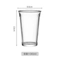 Axyaa 360ml Glass Christmas Cups for Various Beverages
