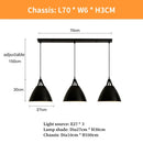 Axyaa Cone Ceiling Chandelier Modern Nordic Dining Pendant Lamp Bar Hanging Lights