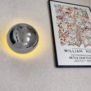Axyaa Nordic Gold Circular Wall Lamp for Bedroom, Living Room, Dining Room