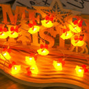 Axyaa Santa Claus Bell LED Curtain Lights for Christmas & New Year Party