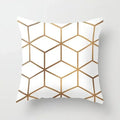 Axyaa Geometric Cube Print Pillowcase for Home and Office Décor