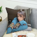 Jenna Ortega Body Pillow Cover 40x40 - Axyaa Decorative Cushion Case