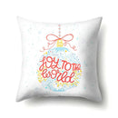 Axyaa Christmas Santa Claus Print Pillow Cover 45X45CM
