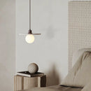Axyaa Yellow Cave Stone Pendant Lamp, Creative Wabi Sabi Design for Luxury Spaces