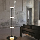 Axyaa Nordic Glass Floor Lamp Bamboo Joint Led Table Lamps