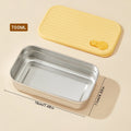 Axyaa Stackable Stainless Steel Lunch Box with Leakproof Lid