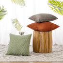 Axyaa Soft Striped Cushion Covers 20x20 Inch for Living Room Decor