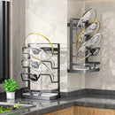 Axyaa Pot Lid Holder & Cutting Board Organizer Shelf