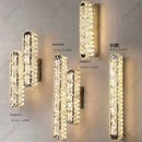 Axyaa Crystal LED Wall Lamp for Bedroom Living Room Decor Lighting