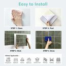 Axyaa 3D Peel & Stick Kitchen Backsplash Tile Waterproof Wall Sticker