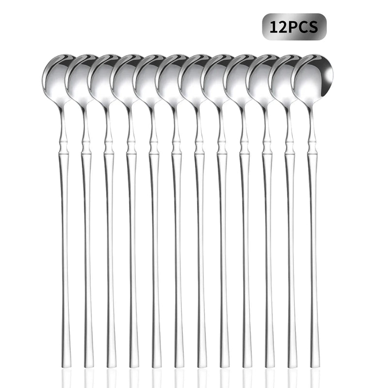 Axyaa Stainless Steel Mirror Ice Scoop Set for Home and Hospitality