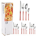 Axyaa 16-Piece Stainless Steel Tableware Set for Restaurants, Hotels, and Homes