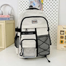 Axyaa Japanese Style School Backpack for Students, Large Capacity Youth Bag