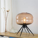 Axyaa Glass LED Desk Lamp for Modern Home Decor