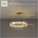 Axyaa Luxury Crystal Ceiling Pendant Lamp for Elegant Room Decor