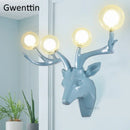 Axyaa LED Deer Antlers Wall Sconce for Home Decor and Mirror Lights